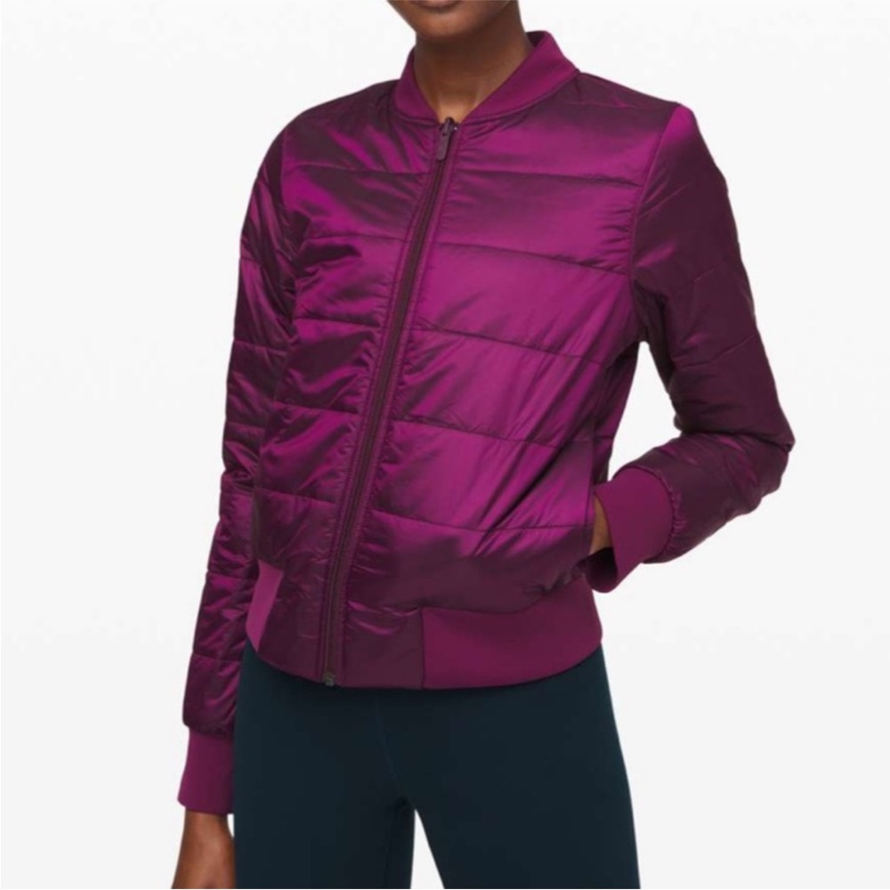 lululemon Non-Stop Reversible Bomber ‘Marvel’ Size 4